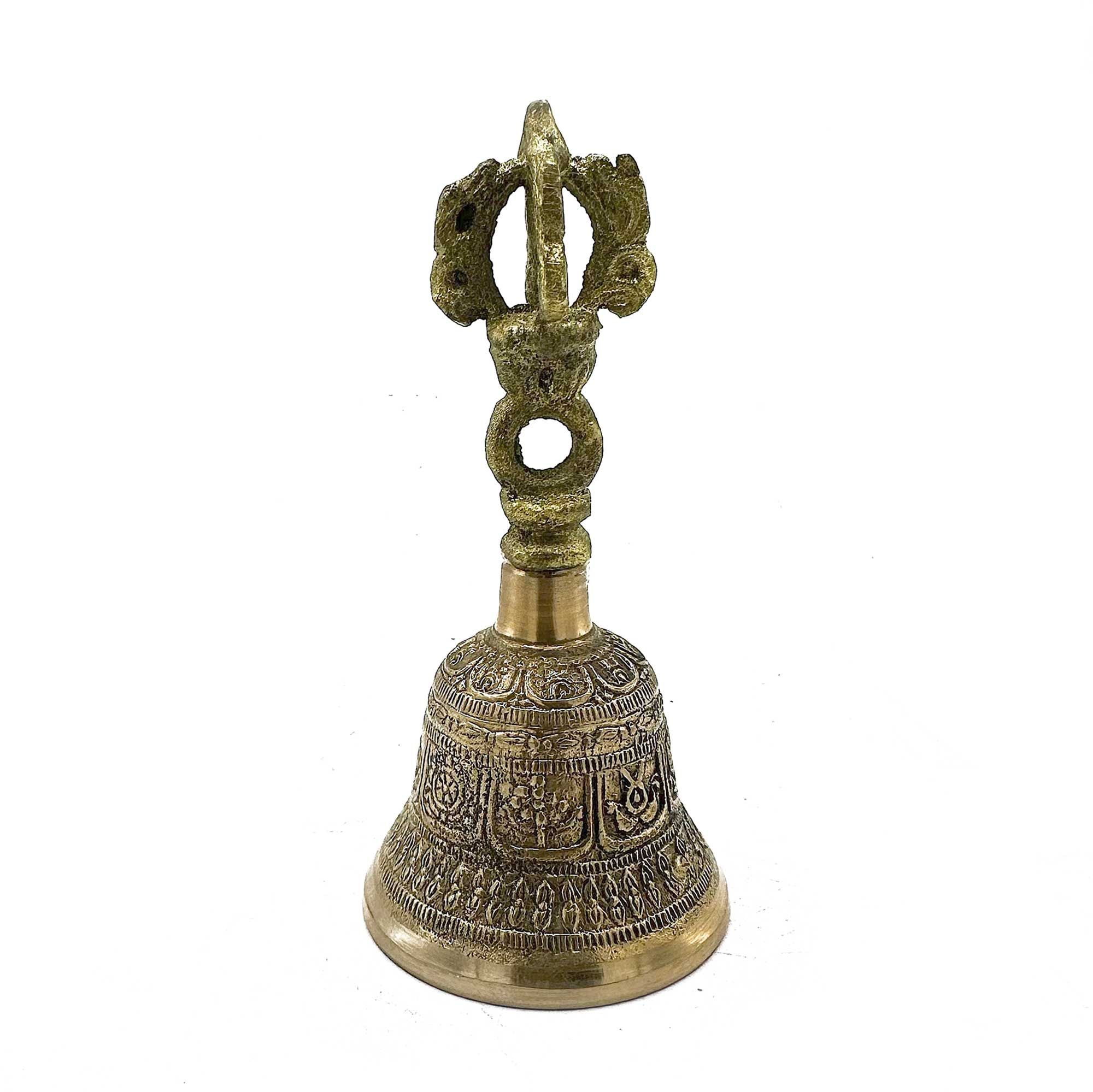 Keskikokoinen tibetiläinen tingsha-kello - 6x11,5cm